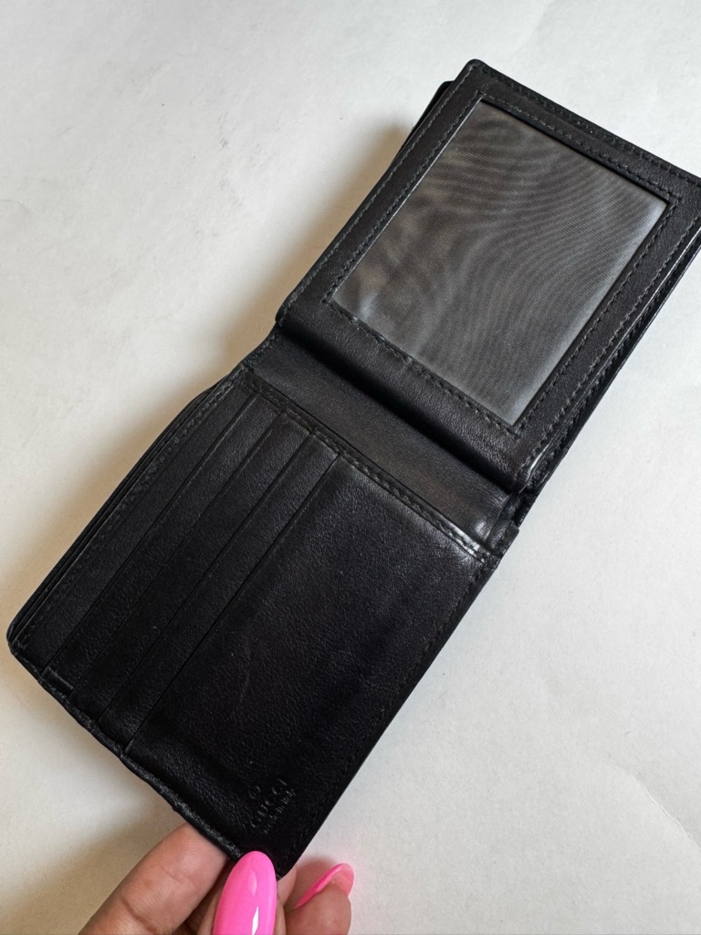 Gucci Guccissima Black Leather Wallet - Picture 4 of 9